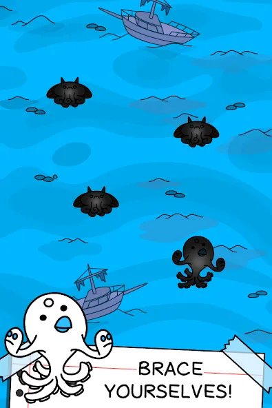 Octopus Evolution: Idle Game (Октопус Эволюция) МОД/Взлом [Все открыто, Дополнительные деньги и Меню MOD] Screenshot 3