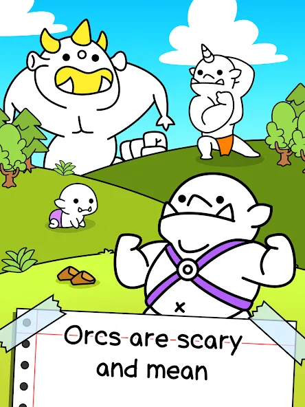 Orc Evolution: Create Monsters (Орк Эволюшн) МОД/Взлом [Деньги, Монеты и Меню MOD] Screenshot 5