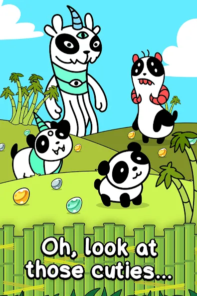 Panda Evolution: Idle Clicker (Панда Эволюция) МОД/Взлом [Много денег, Монет и Все открыто] Screenshot 1