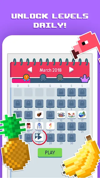 Pixelicious: Color Daily Pixel (Пикселическ) МОД/Взлом [Бесконечные деньги, Монеты и Мега MOD] Screenshot 4