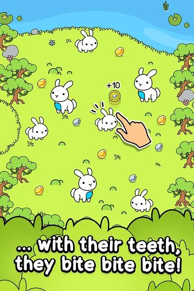 Rabbit Evolution: Merge Bunny (Рэббит Эволюшн) МОД/Взлом [Бесконечные деньги, Монеты и Мега MOD] Screenshot 2
