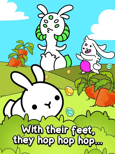 Rabbit Evolution: Merge Bunny (Рэббит Эволюшн) МОД/Взлом [Бесконечные деньги, Монеты и Мега MOD] Screenshot 5