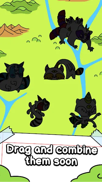 Raccoon Evolution: Idle Mutant (Раккун Эволюция) МОД/Взлом [Деньги, Монеты и Меню MOD] Screenshot 3