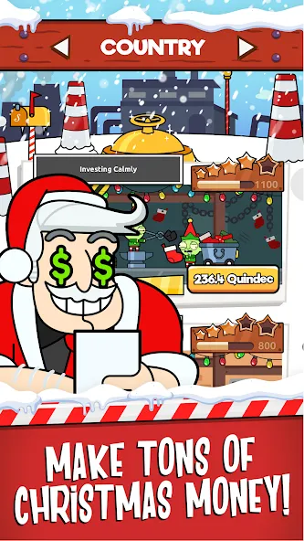 Santa’s Capitalist Factory МОД/Взлом [Все открыто, Дополнительные деньги и Меню MOD] Screenshot 2