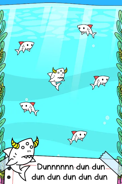 Shark Evolution: Idle Game (Шарк Эволюшн) МОД/Взлом [Бесконечные деньги, Монеты и Мега MOD] Screenshot 2