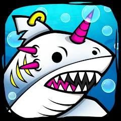 Скачать Shark Evolution: Idle Game Взлом (Много денег) на Андроид бесплатно