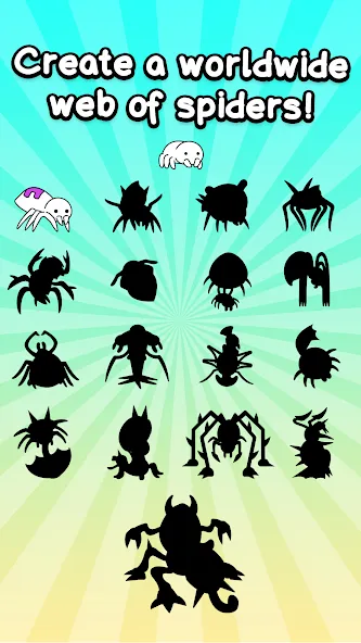 Spider Evolution: Idle Game (Спайдер Эволюшн) МОД/Взлом [Много денег, Монет и Все открыто] Screenshot 4