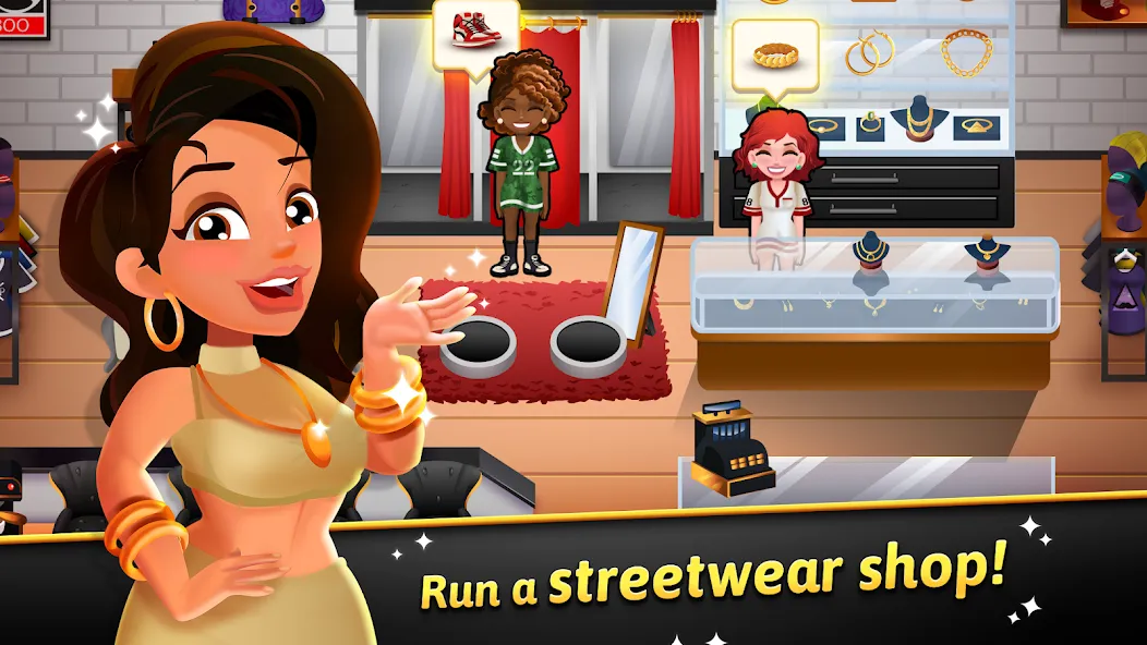 Hip Hop Salon Dash Beauty Game (Хипхоп салон Дэш красивая игра) МОД/Взлом [Все открыто, Дополнительные деньги и Меню MOD] Screenshot 1