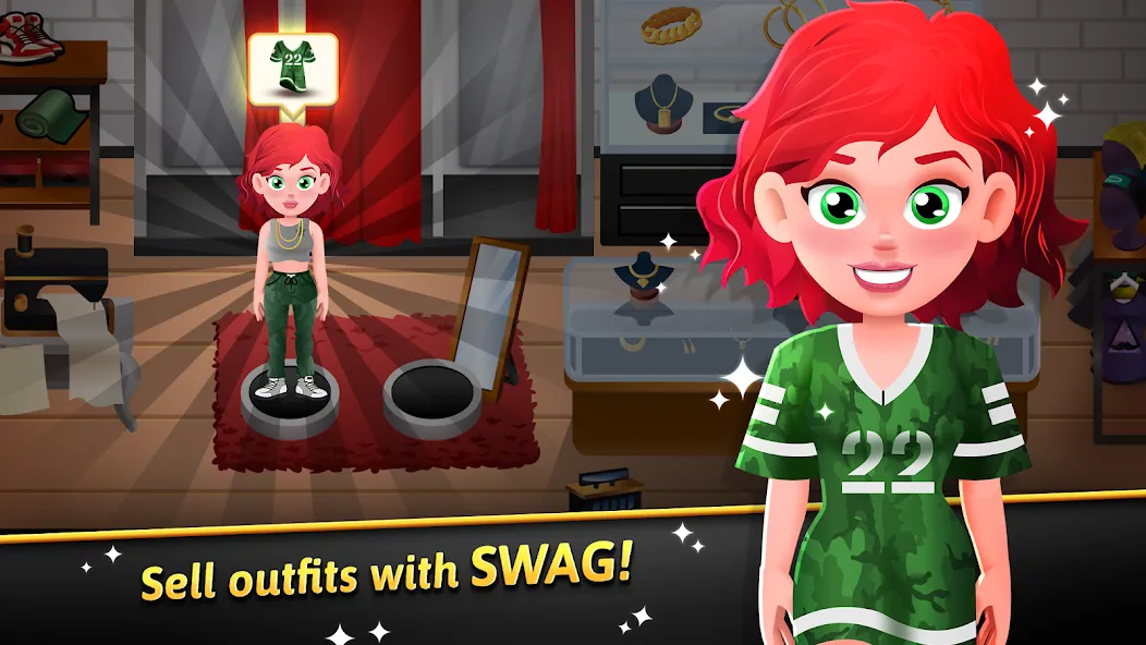 Hip Hop Salon Dash Beauty Game (Хипхоп салон Дэш красивая игра) МОД/Взлом [Все открыто, Дополнительные деньги и Меню MOD] Screenshot 3