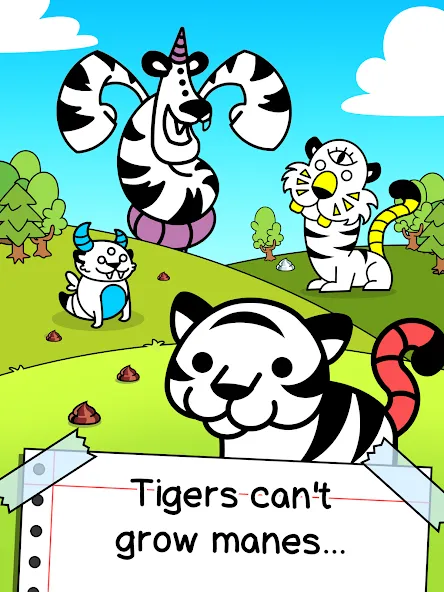 Tiger Evolution Idle Wild Cats (Тигровая эволюция дикие кошки) МОД/Взлом [Меню, Бесконечные монеты и Открытые уровни] Screenshot 5