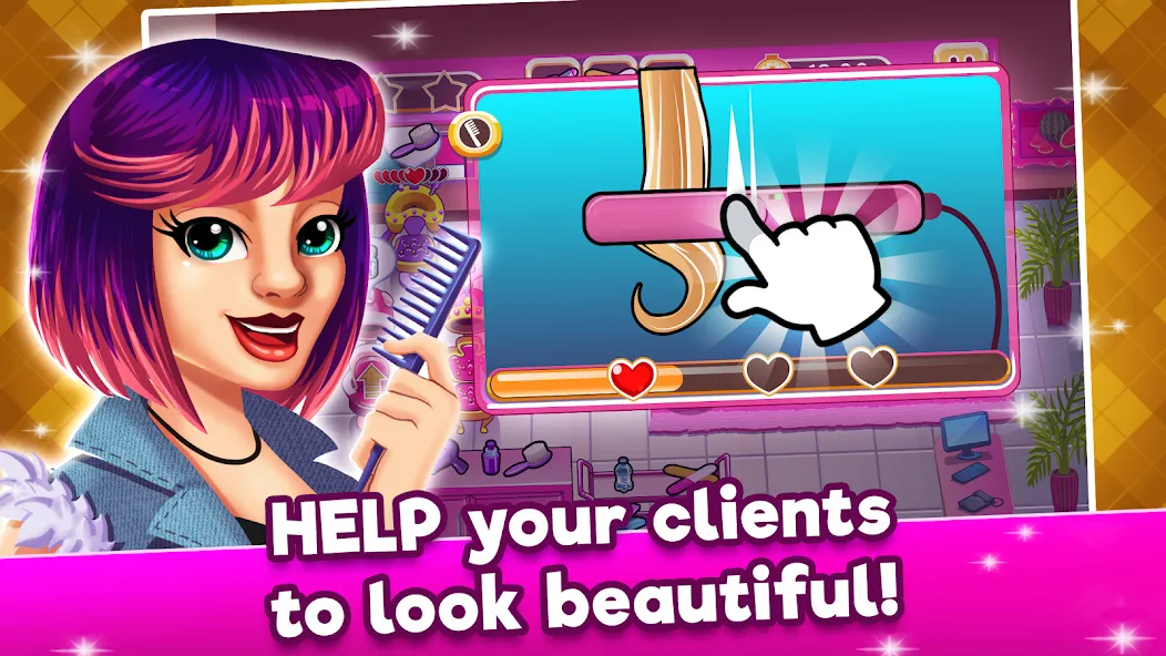 Beauty Salon: Parlour Game (Бьютисэлон) МОД/Взлом [Много монет, Открытые уровни и Мега MOD] Screenshot 3
