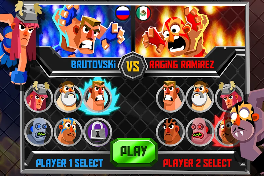 UFB 2: Fighting Champions Game (УФБ 2) МОД/Взлом [Деньги, Монеты и Меню MOD] Screenshot 2