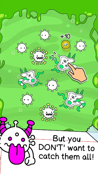 Virus Evolution: Merge Game (Вирус Эволюшн) МОД/Взлом [Много монет, Открытые уровни и Мега MOD] Screenshot 2