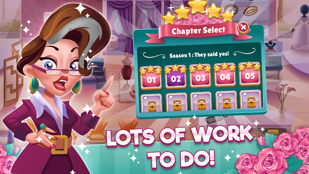 Wedding Salon Dash Bridal Shop (Свадебный салон Дэш Бутик невест) МОД/Взлом [Бесконечные деньги, Монеты и Мега MOD] Screenshot 4