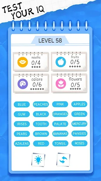 Word Sort: Association Connect (Соннект Колорс) МОД/Взлом [Много монет, Открытые уровни и Мега MOD] Screenshot 5