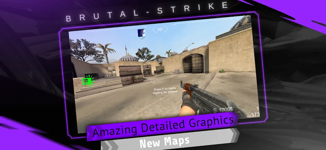 Brutal Strike (Брутал Страйк) МОД/Взлом [Деньги, Монеты и Меню MOD] Screenshot 1