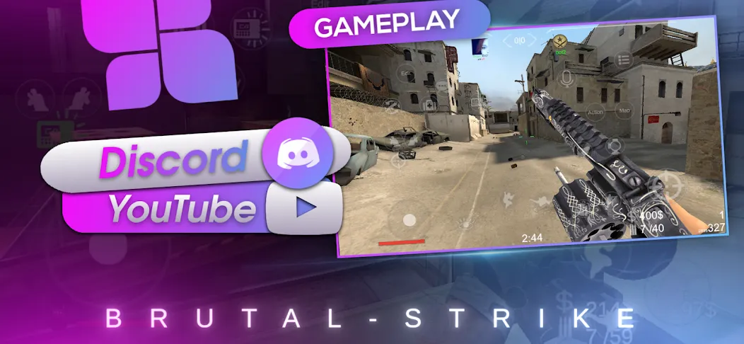 Brutal Strike (Брутал Страйк) МОД/Взлом [Деньги, Монеты и Меню MOD] Screenshot 2