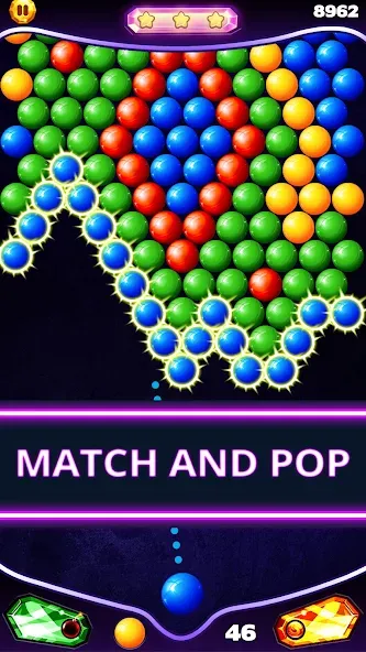 Bubble Shooter Classic (Бабл Шутер Классик) МОД/Взлом [Много денег, Монет и Все открыто] Screenshot 4