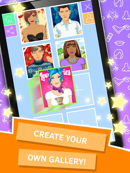 Avatar Creator App (Аватар Создатель) МОД/Взлом [Много монет, Открытые уровни и Мега MOD] Screenshot 3