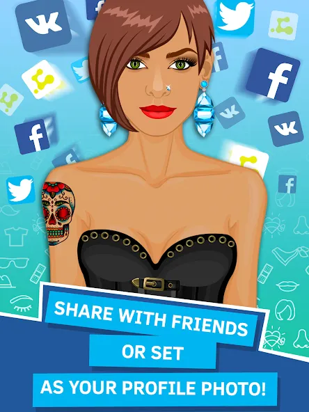 Avatar Creator App (Аватар Создатель) МОД/Взлом [Много монет, Открытые уровни и Мега MOD] Screenshot 5