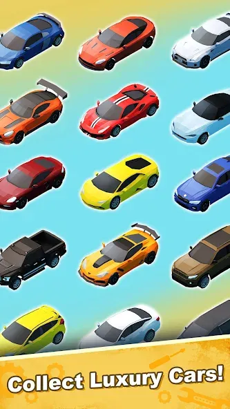 Car Mechanic Tycoon (Кар Механик Тайкун) МОД/Взлом [Много монет, Открытые уровни и Мега MOD] Screenshot 1