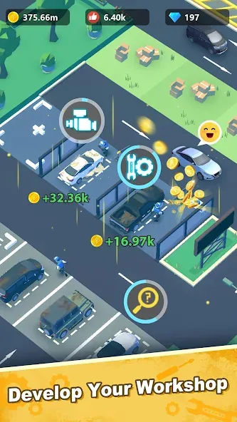 Car Mechanic Tycoon (Кар Механик Тайкун) МОД/Взлом [Много монет, Открытые уровни и Мега MOD] Screenshot 3