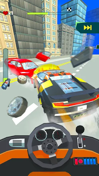 Crazy Rush 3D: Race Master (Крейзи Раш 3Д) МОД/Взлом [Деньги, Монеты и Меню MOD] Screenshot 2