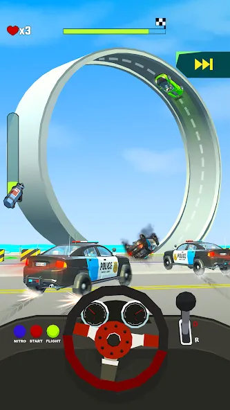 Crazy Rush 3D: Race Master (Крейзи Раш 3Д) МОД/Взлом [Деньги, Монеты и Меню MOD] Screenshot 4
