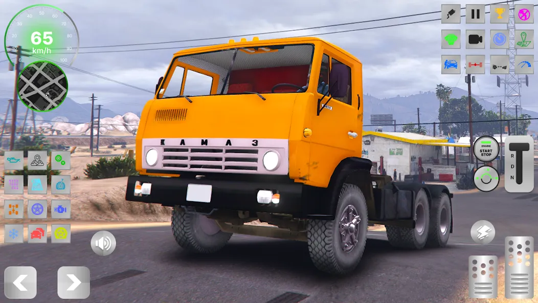 KAMAZ: Ultimate Russian Truck МОД/Взлом [Все открыто, Дополнительные деньги и Меню MOD] Screenshot 1