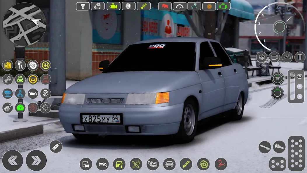Lada 2110 Special Unit Race МОД/Взлом [Все открыто, Дополнительные деньги и Меню MOD] Screenshot 1