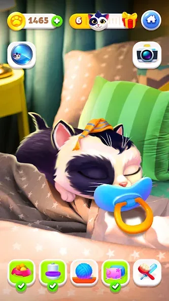 My Cat - Virtual pet simulator (Мой кот) МОД/Взлом [Много денег, Монет и Все открыто] Screenshot 3