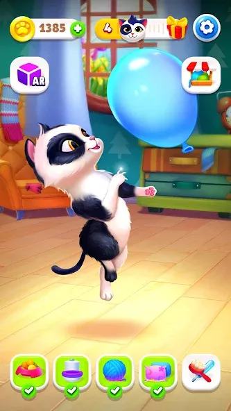 My Cat - Virtual pet simulator (Мой кот) МОД/Взлом [Много денег, Монет и Все открыто] Screenshot 4