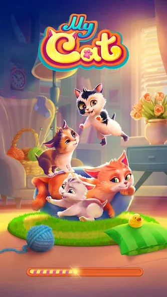 My Cat - Virtual pet simulator (Мой кот) МОД/Взлом [Много денег, Монет и Все открыто] Screenshot 5