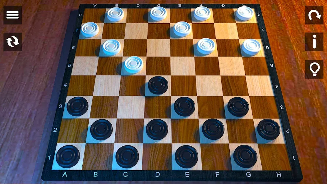 Checkers: Checkers Online- Dam МОД/Взлом [Меню, Бесконечные монеты и Открытые уровни] Screenshot 2