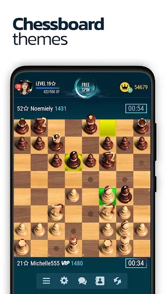 Chess Online МОД/Взлом [Деньги, Монеты и Меню MOD] Screenshot 2