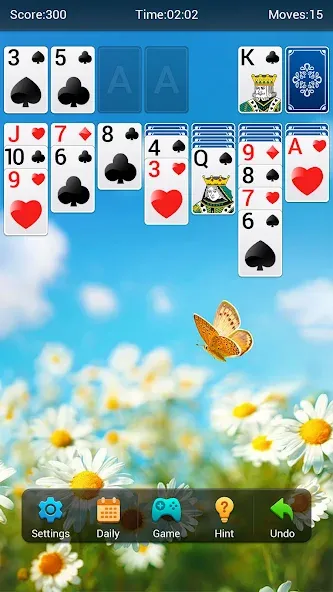 Solitaire МОД/Взлом [Много денег, Монет и Все открыто] Screenshot 2