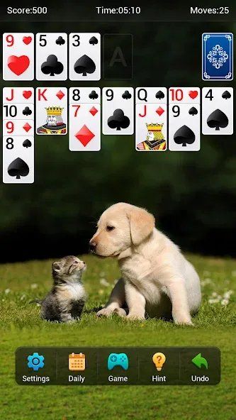 Solitaire МОД/Взлом [Много денег, Монет и Все открыто] Screenshot 3