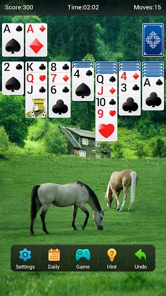 Solitaire МОД/Взлом [Много денег, Монет и Все открыто] Screenshot 4