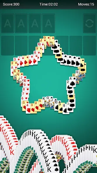Solitaire МОД/Взлом [Много денег, Монет и Все открыто] Screenshot 5