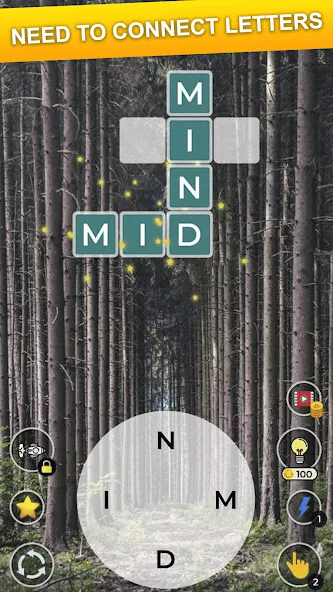 Tricky Words: Word Connect МОД/Взлом [Бесконечные деньги, Монеты и Мега MOD] Screenshot 1