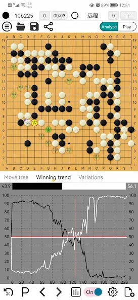 AhQ Go - Strongest Go Game AI (АхКу Го) МОД/Взлом [Меню, Бесконечные монеты и Открытые уровни] Screenshot 3
