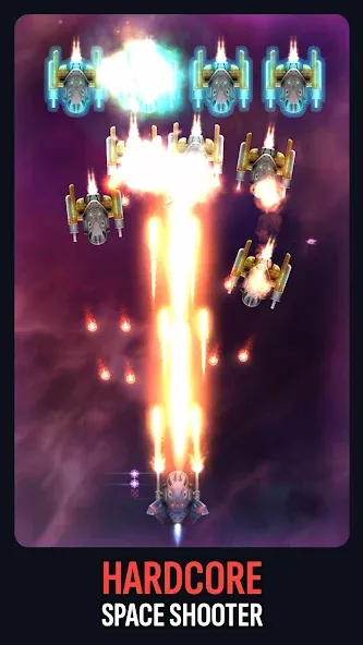 Galaxy Keeper: Space Shooter МОД/Взлом [Бесконечные деньги, Монеты и Мега MOD] Screenshot 1