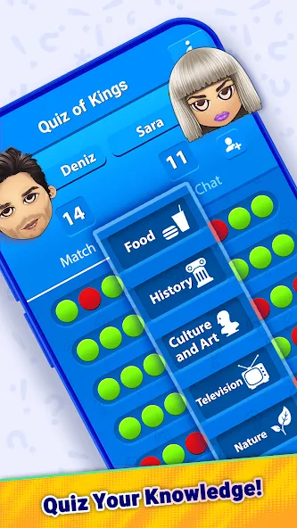 Quiz Of Kings: Trivia Games (Квиз Оф Кингс) МОД/Взлом [Все открыто, Дополнительные деньги и Меню MOD] Screenshot 2