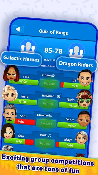 Quiz Of Kings: Trivia Games (Квиз Оф Кингс) МОД/Взлом [Все открыто, Дополнительные деньги и Меню MOD] Screenshot 4