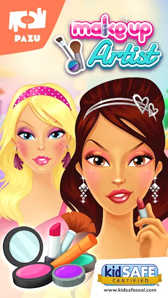 Makeup Girls - Games for kids МОД/Взлом [Все открыто, Дополнительные деньги и Меню MOD] Screenshot 1