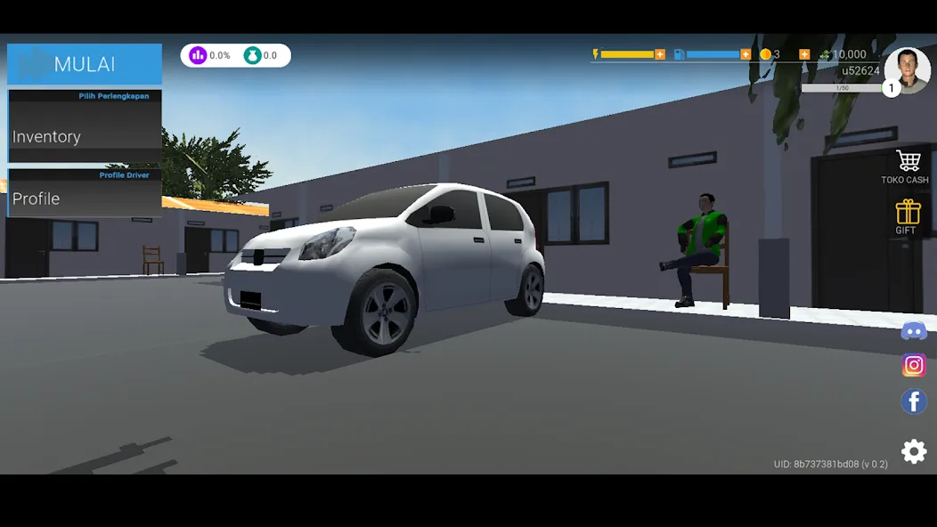 Taxi Online Simulator ID (Такси онлайн симулятор ) МОД/Взлом [Деньги, Монеты и Меню MOD] Screenshot 2