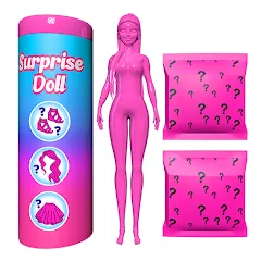 Скачать Взломанная Color Reveal Suprise Doll Game (все куклы открыты) на Андроид бесплатно