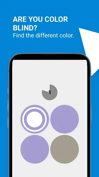 Color Blind Test Game МОД/Взлом [Бесконечные деньги, Монеты и Мега MOD] Screenshot 1
