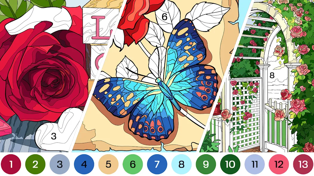 Tap Color Pro: Color By Number (Тап Колор Про) МОД/Взлом [Все открыто, Дополнительные деньги и Меню MOD] Screenshot 2