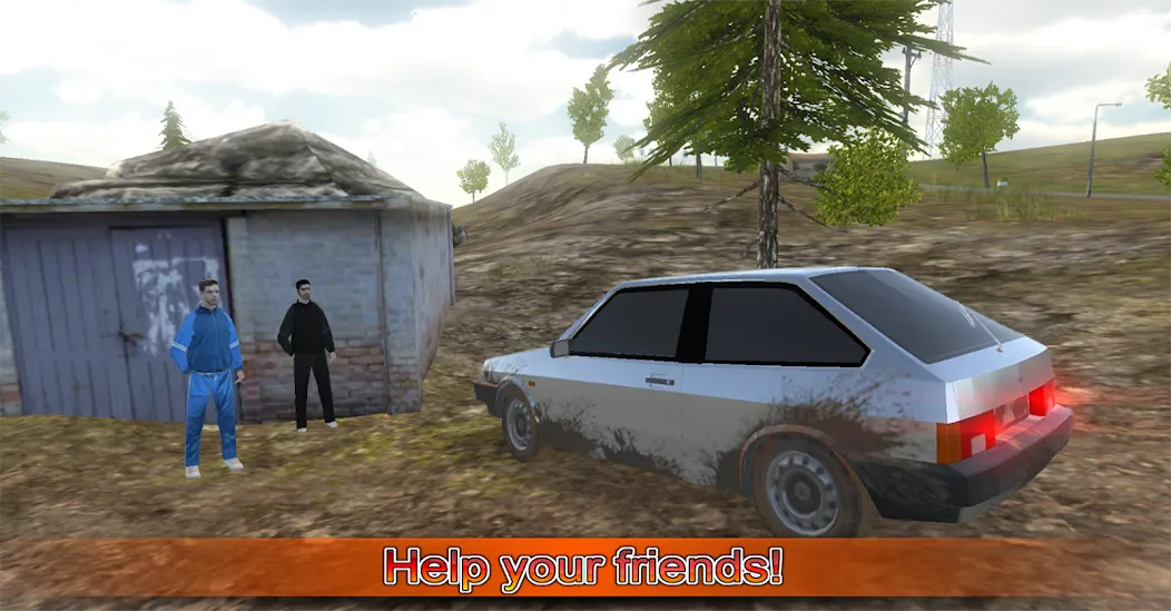 Driving simulator VAZ 2108 SE МОД/Взлом [Много монет, Открытые уровни и Мега MOD] Screenshot 3